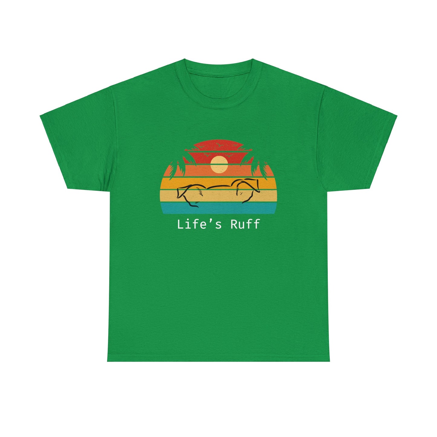Life's Ruff Dog Ears - Unisex Heavy Cotton Tee