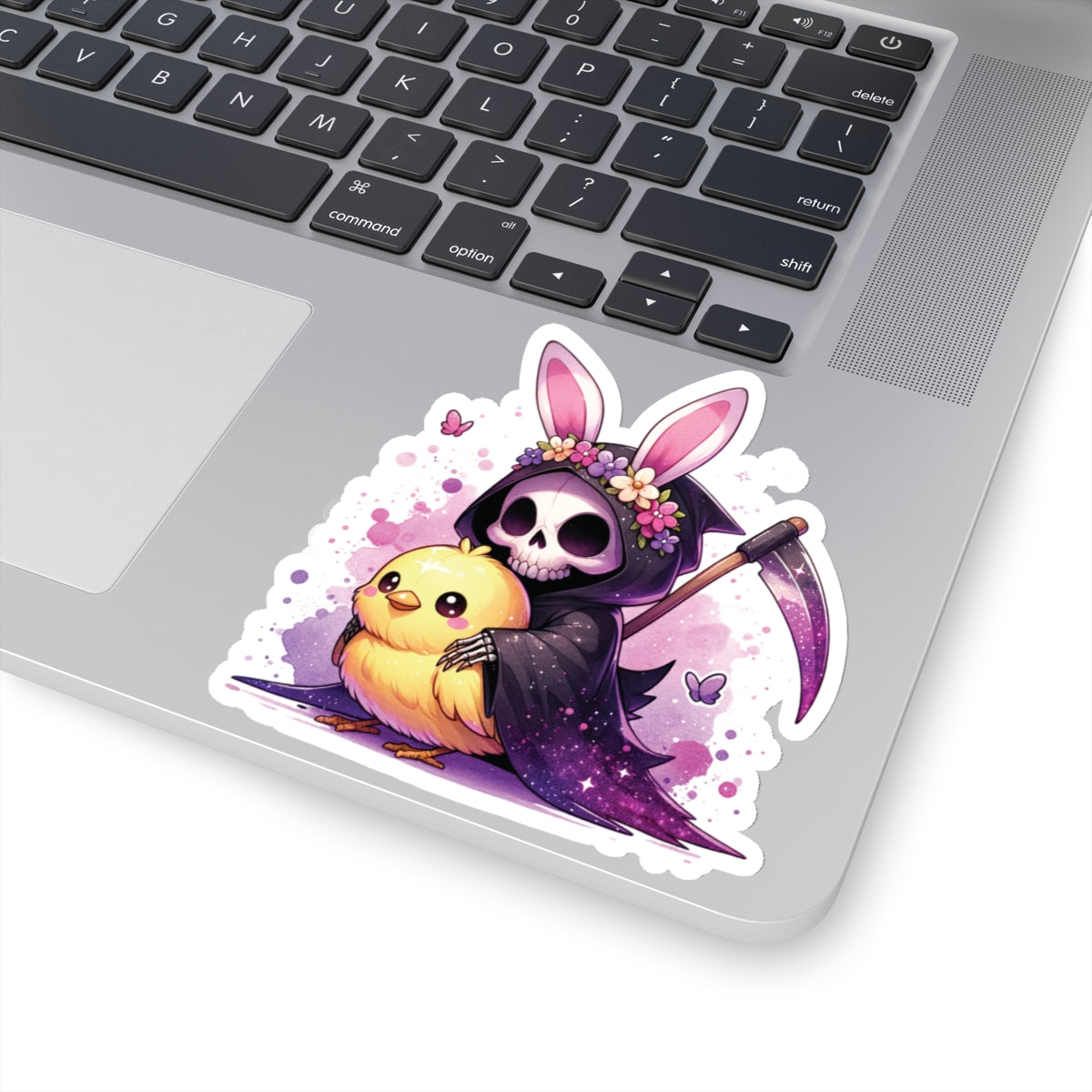 Bunny Grim Reaper - Kiss-Cut Stickers