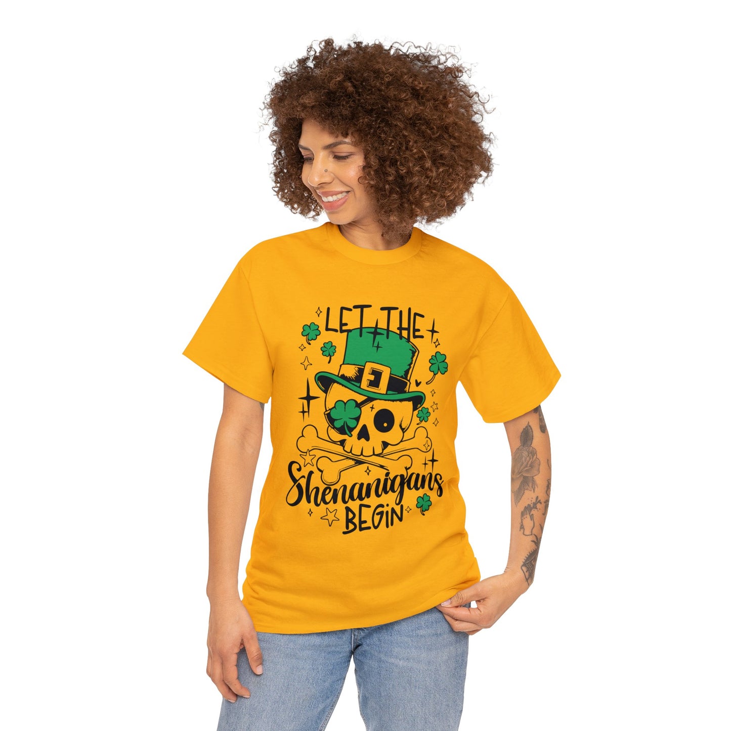 Let The Shenanigans Begin- Unisex Heavy Cotton Tee