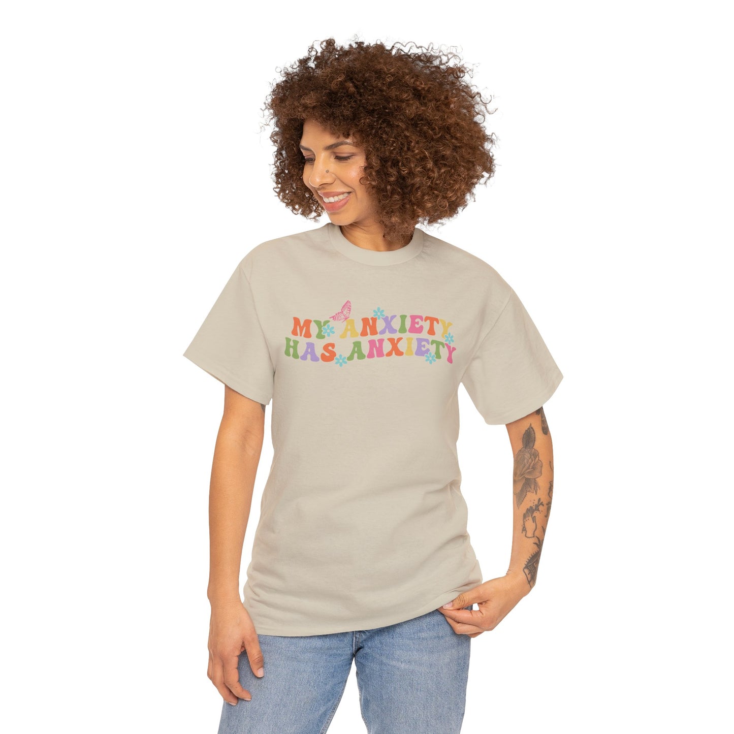 My Anxiety Has Anxiety - Unisex Heavy Cotton Tee