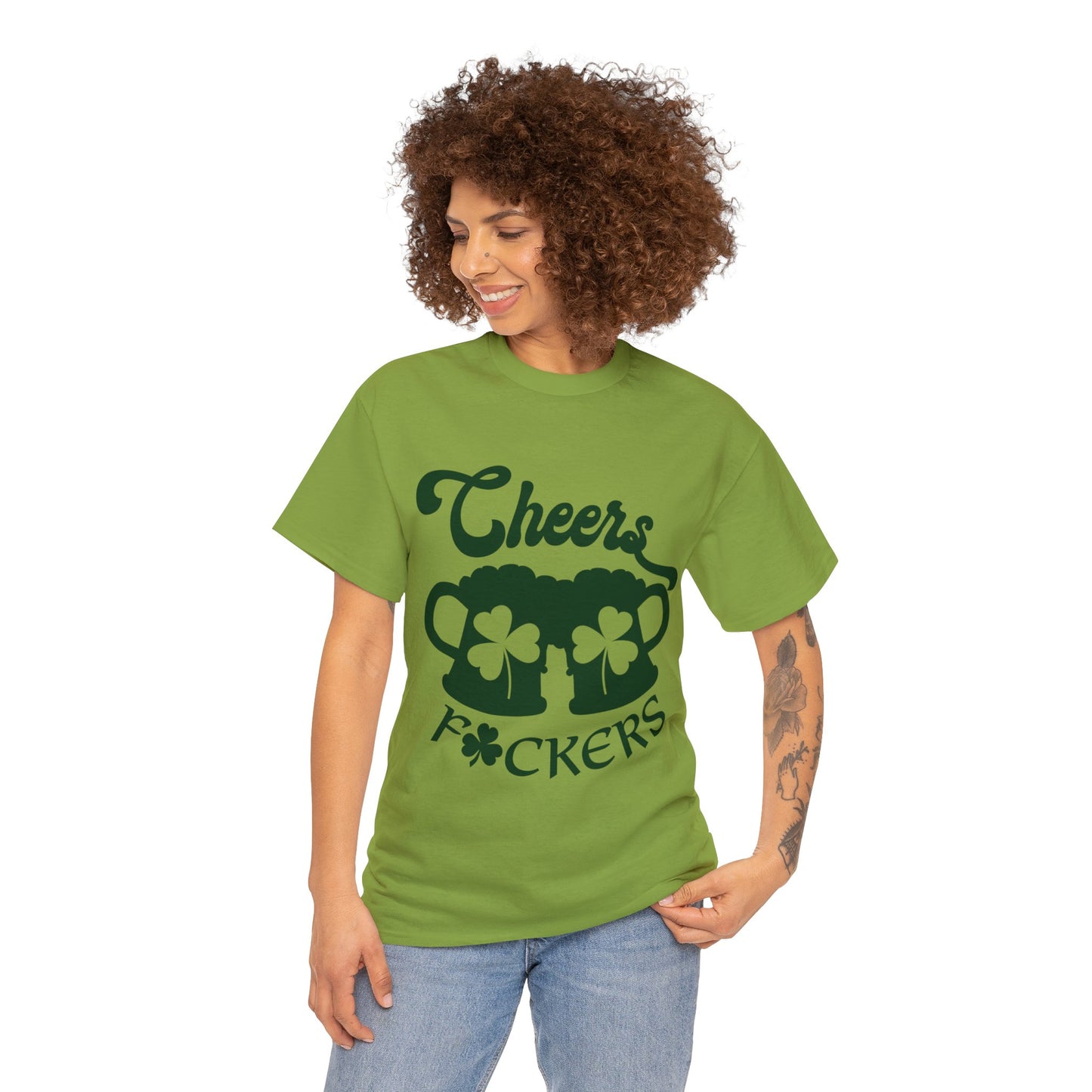 Cheers F'ers- Unisex Heavy Cotton Tee