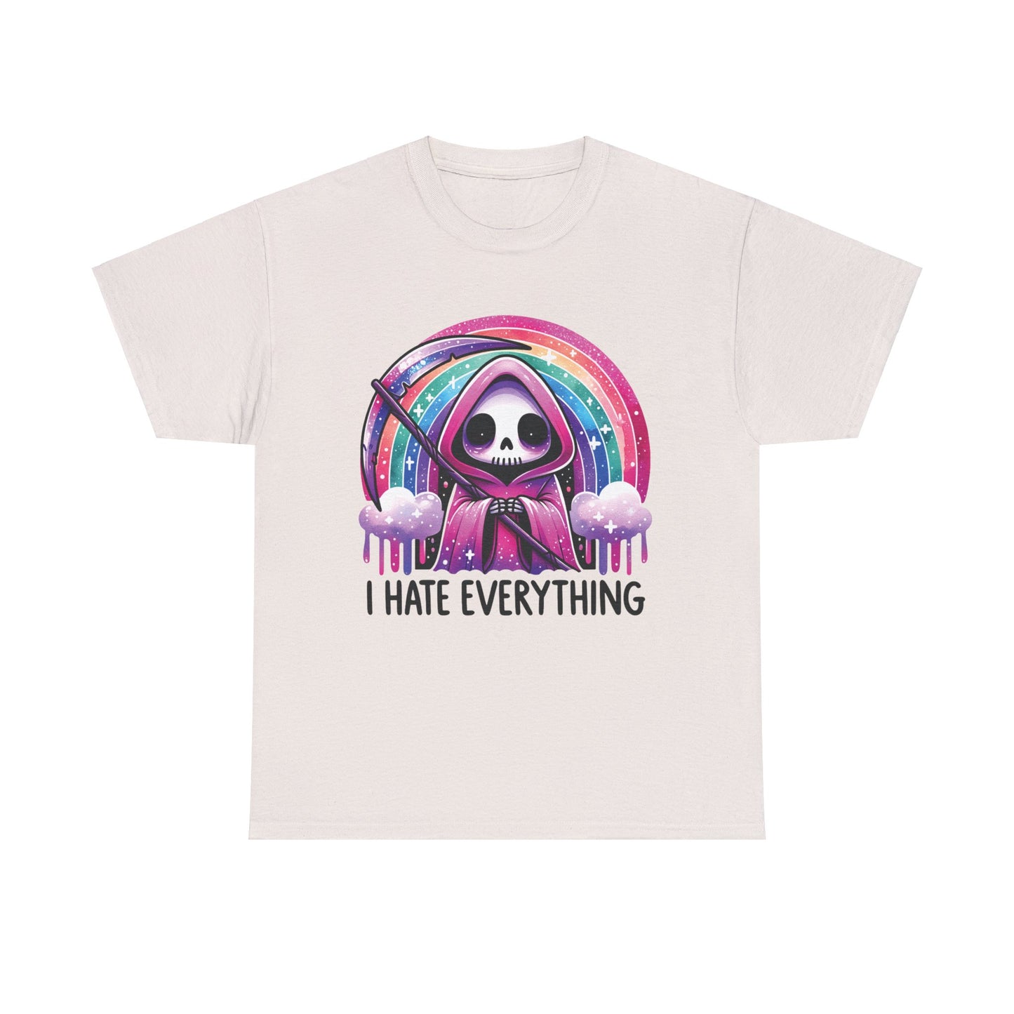 I Hate Everything Grim Reaper - Unisex Heavy Cotton Tee