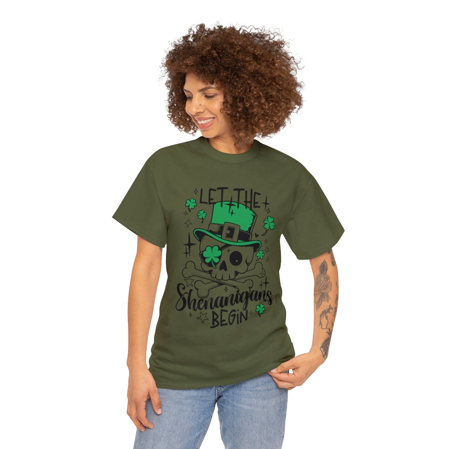 Let The Shenanigans Begin- Unisex Heavy Cotton Tee