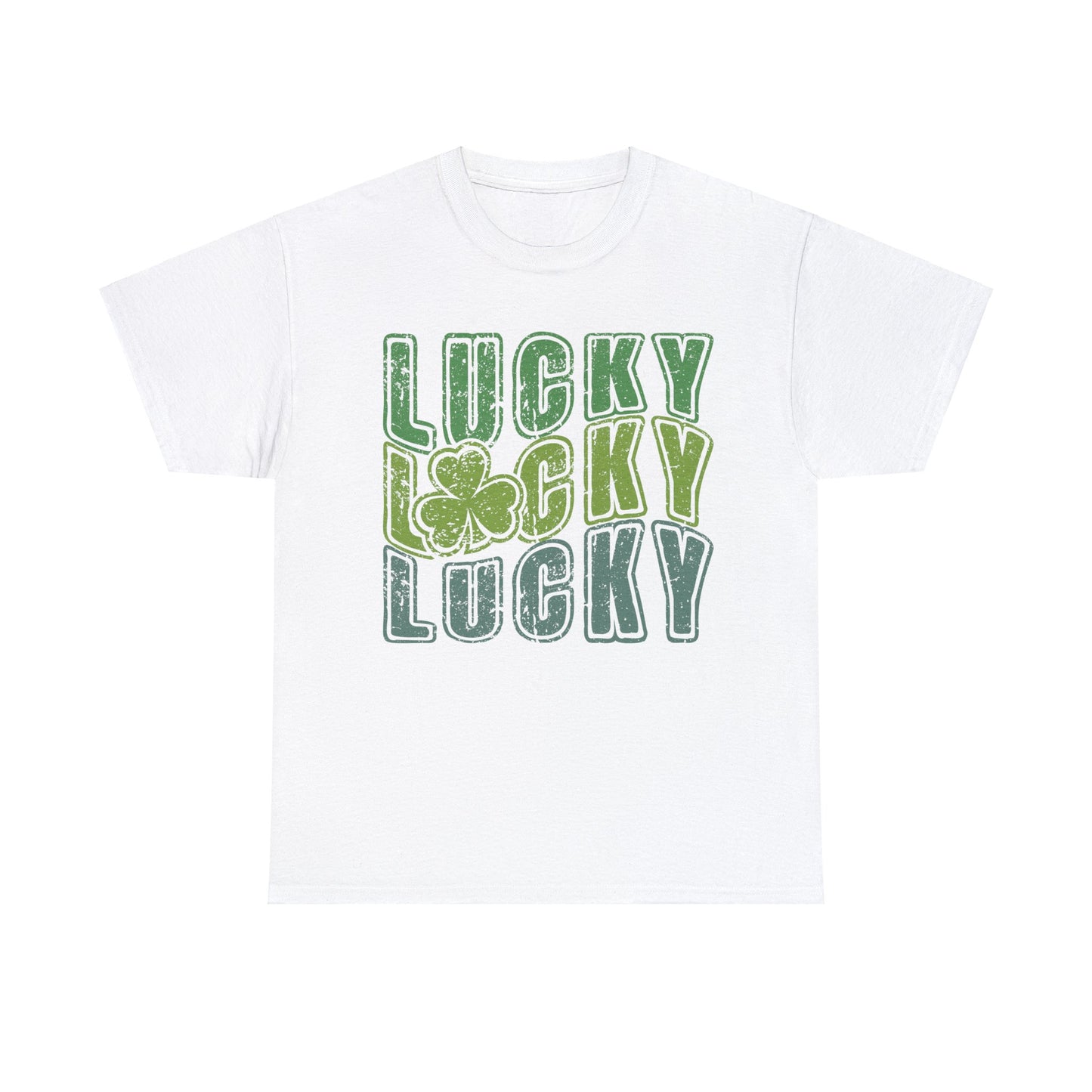 Lucky Lucky Lucky - Unisex Heavy Cotton Tee