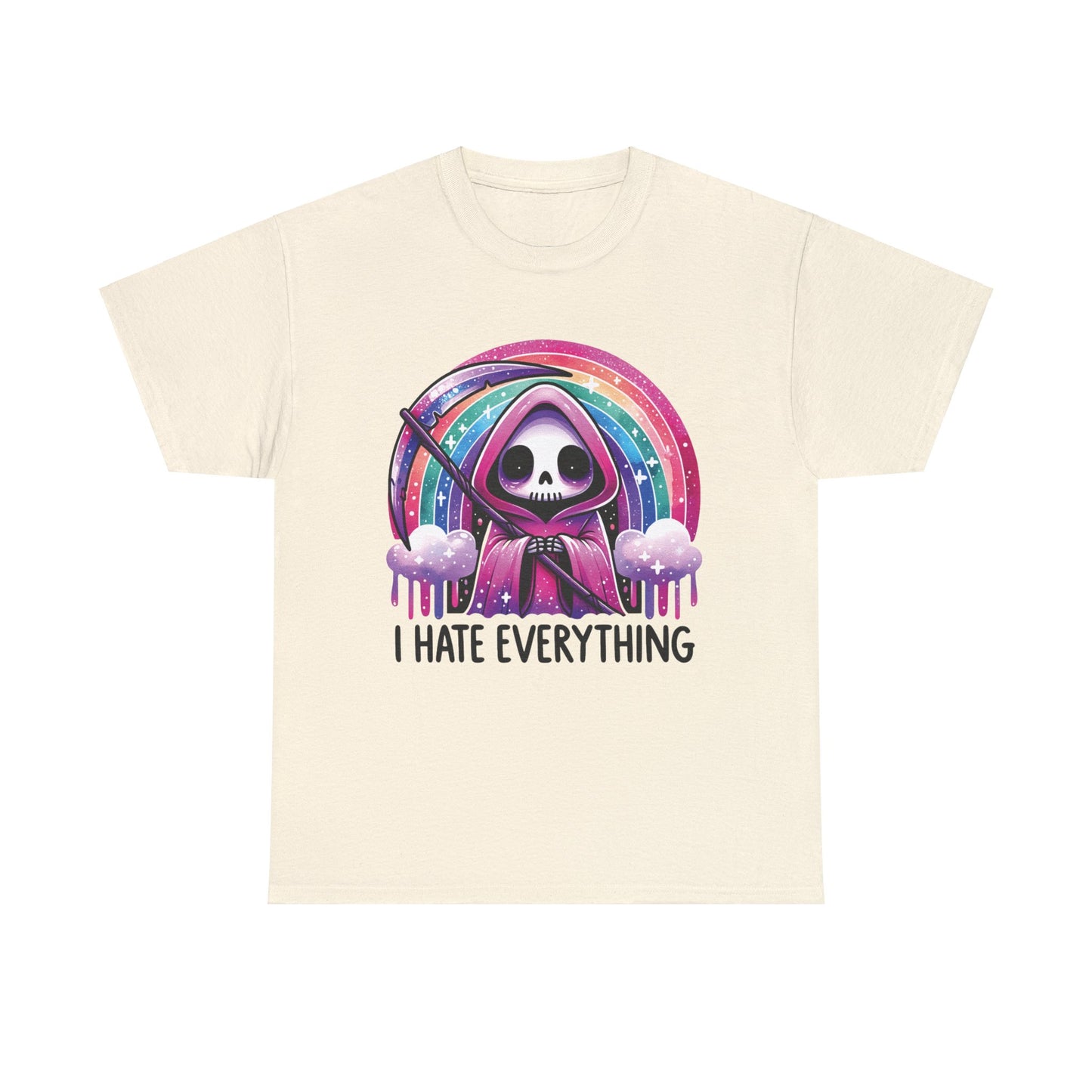 I Hate Everything Grim Reaper - Unisex Heavy Cotton Tee