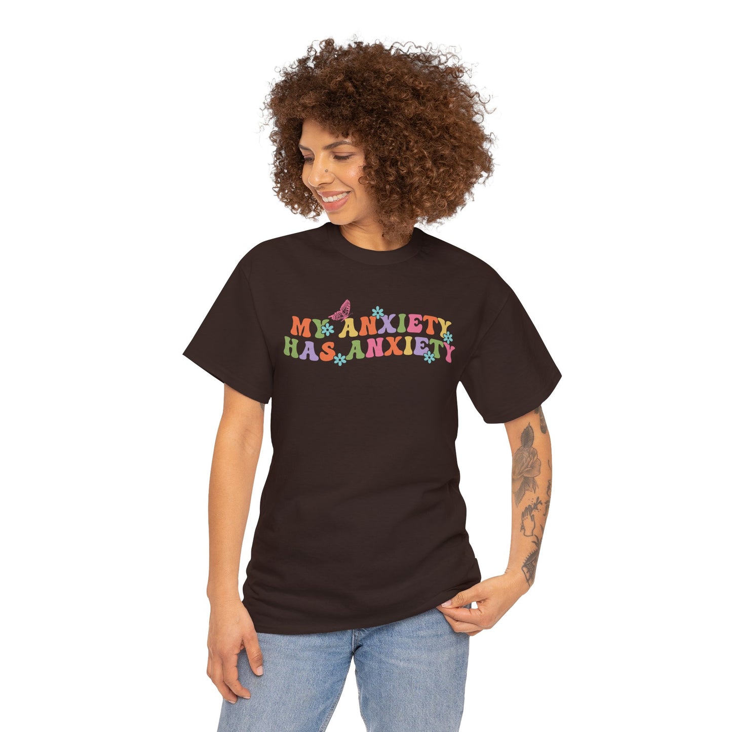 My Anxiety Has Anxiety - Unisex Heavy Cotton Tee