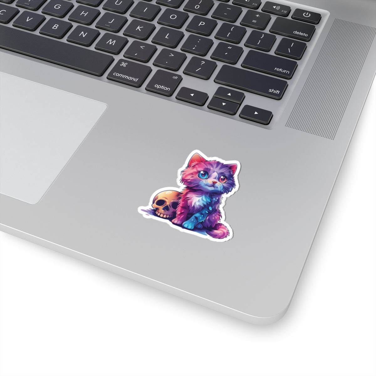 Cat and Skull v.1 Kiss-Cut Stickers