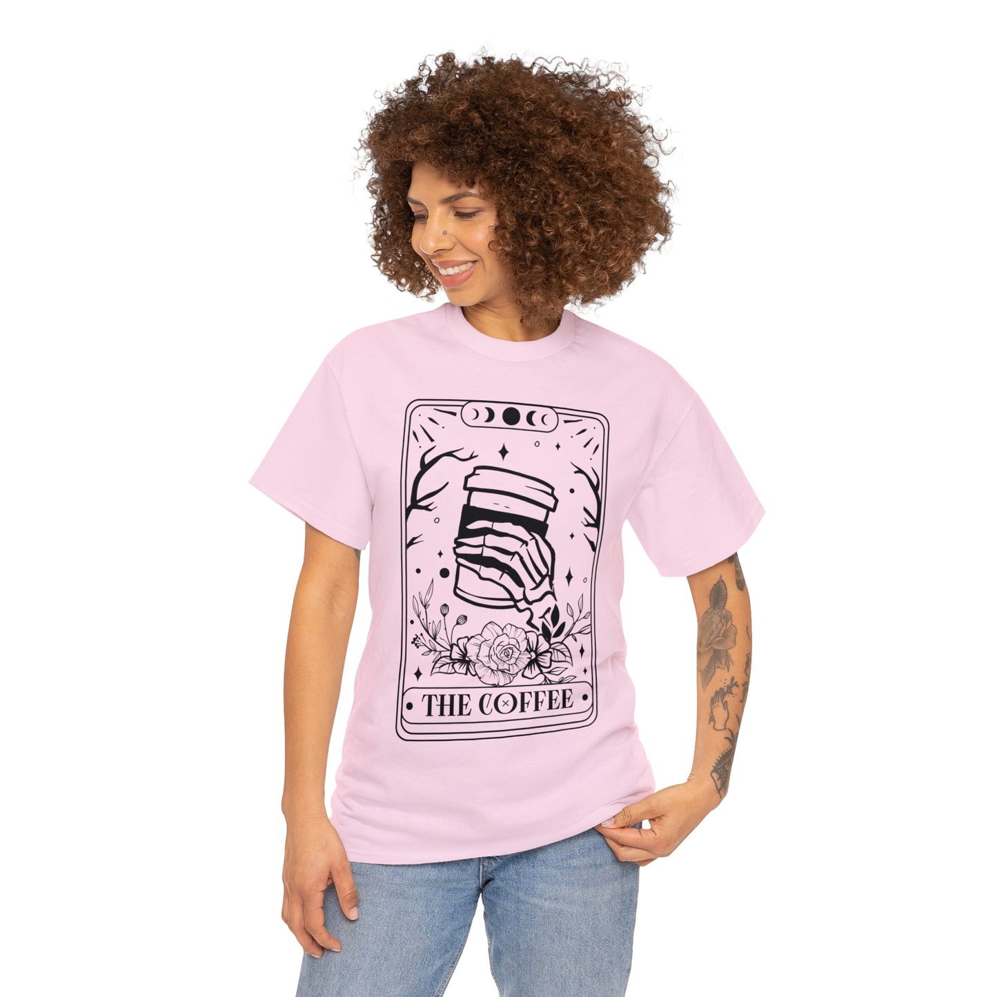 Coffee Tarot - Unisex Heavy Cotton Tee