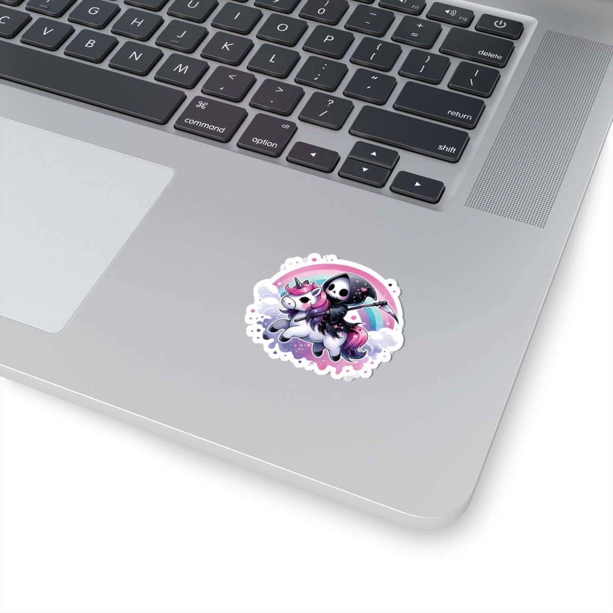 Grim Reaper Unicorn - Kiss-Cut Stickers