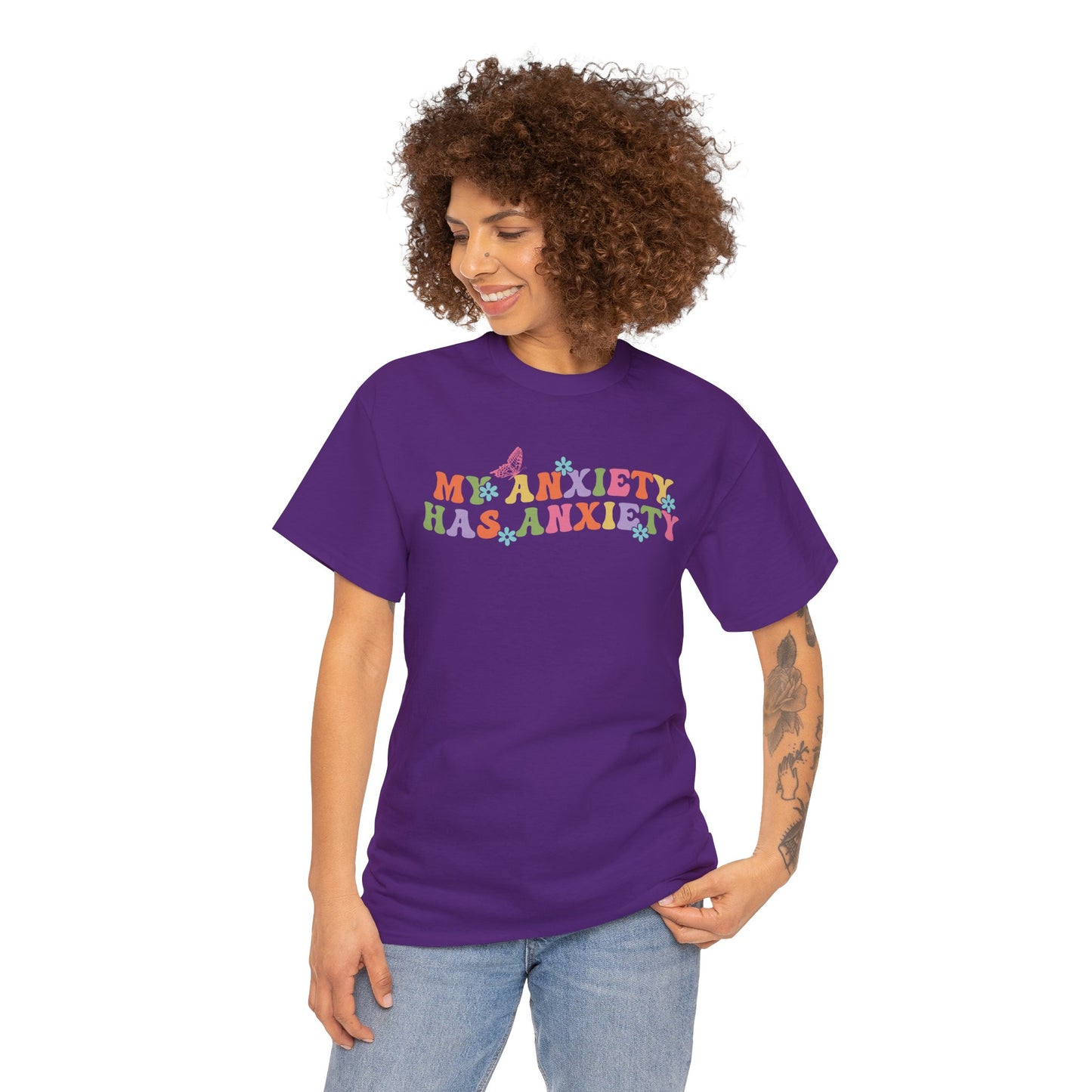 My Anxiety Has Anxiety - Unisex Heavy Cotton Tee