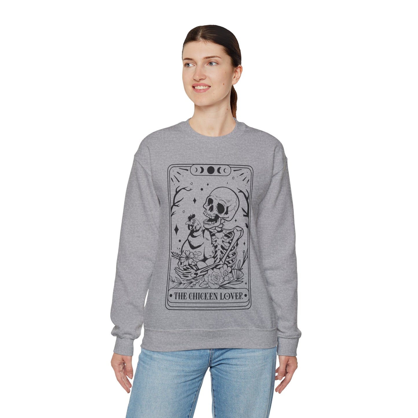 Chicken Lover Tarot - Unisex Heavy Blend™ Crewneck Sweatshirt