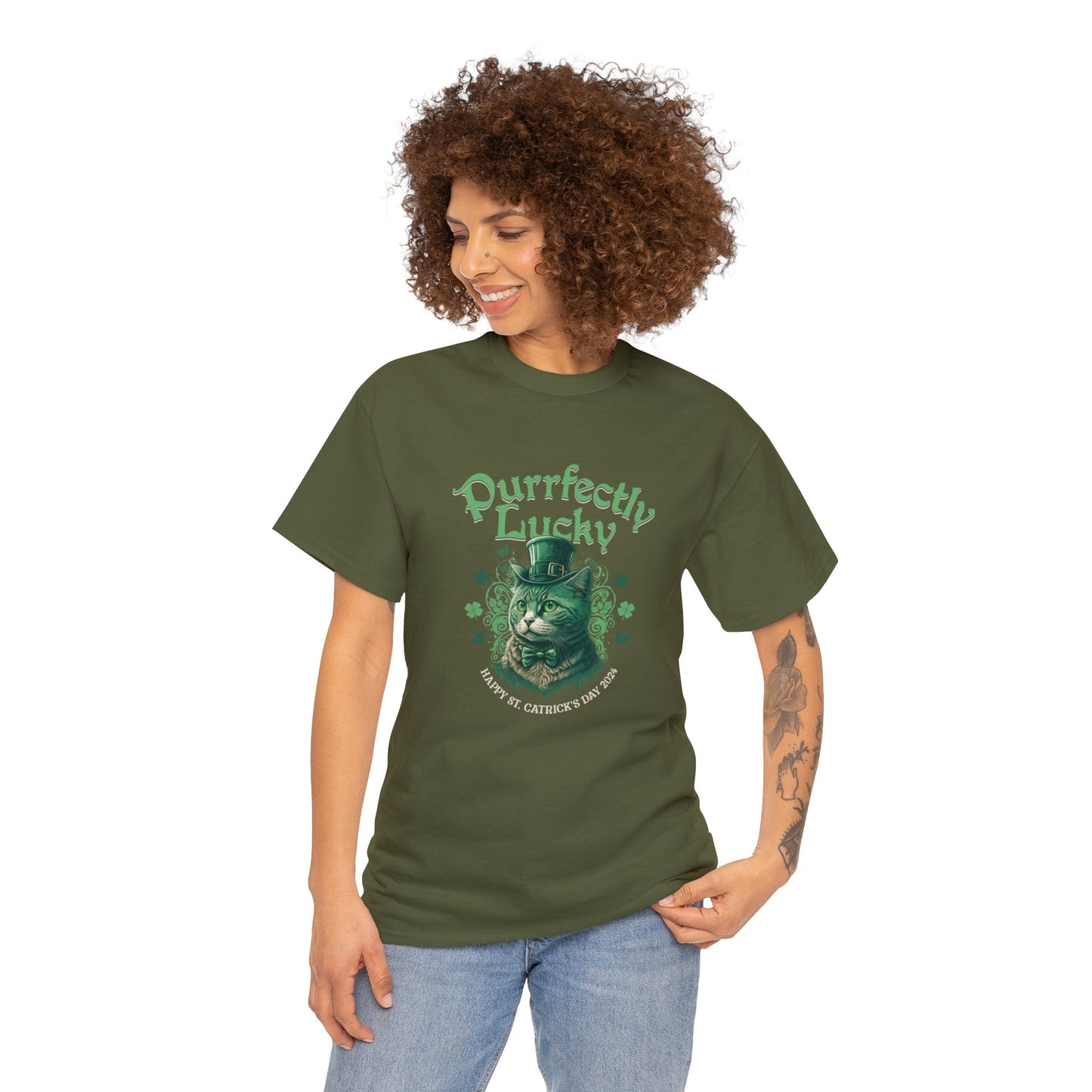 St. Catrick's Day - Unisex Heavy Cotton Tee