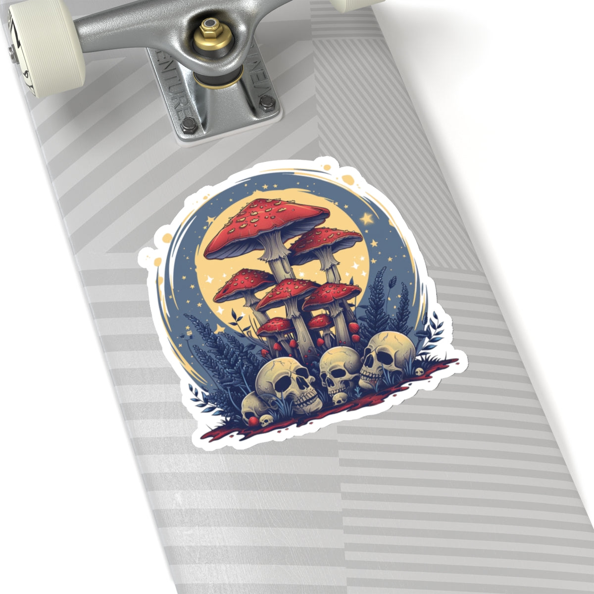 Mushrooms Skulls v.5 - Kiss-Cut Stickers