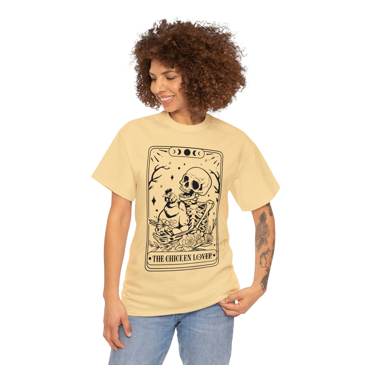 Chicken Lover Tarot - Unisex Heavy Cotton Tee