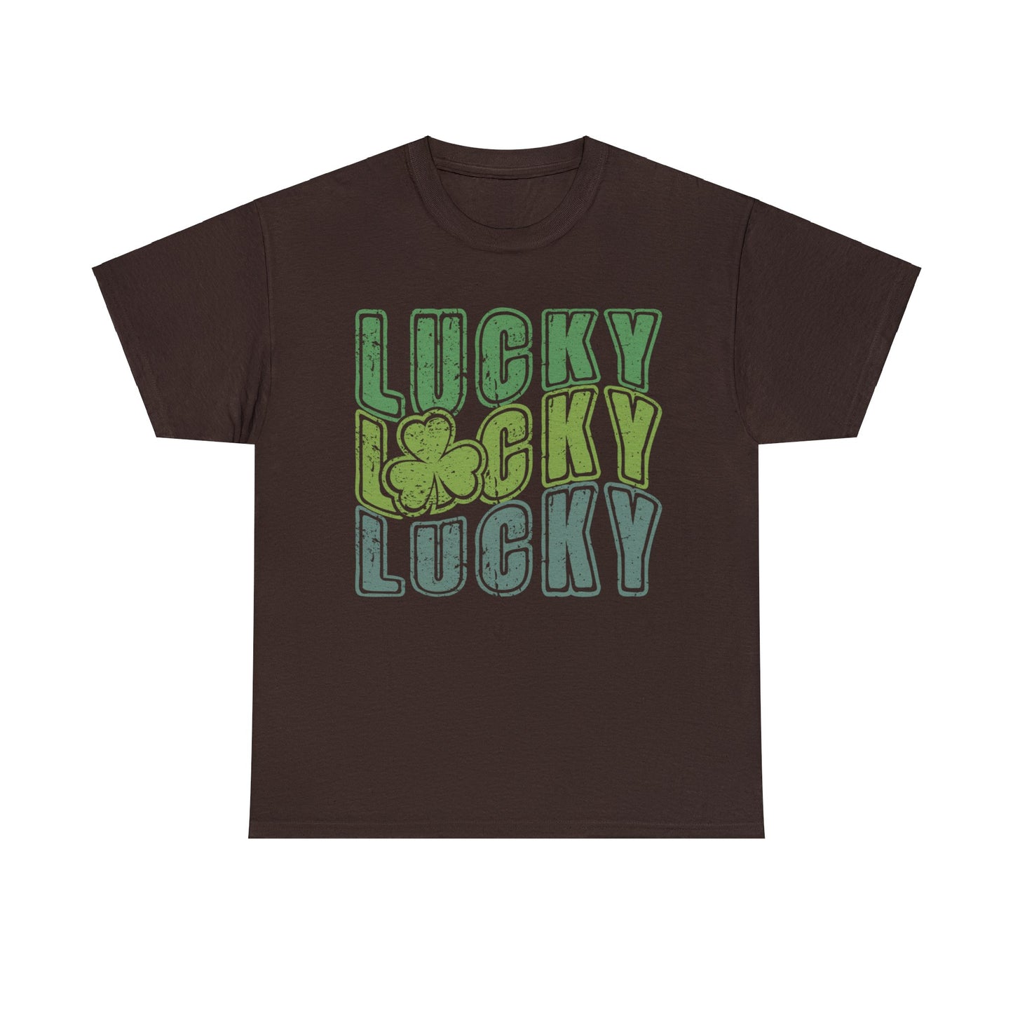 Lucky Lucky Lucky - Unisex Heavy Cotton Tee