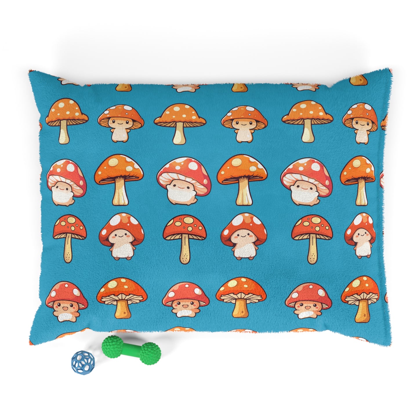 Blue Mushroom Pet Bed