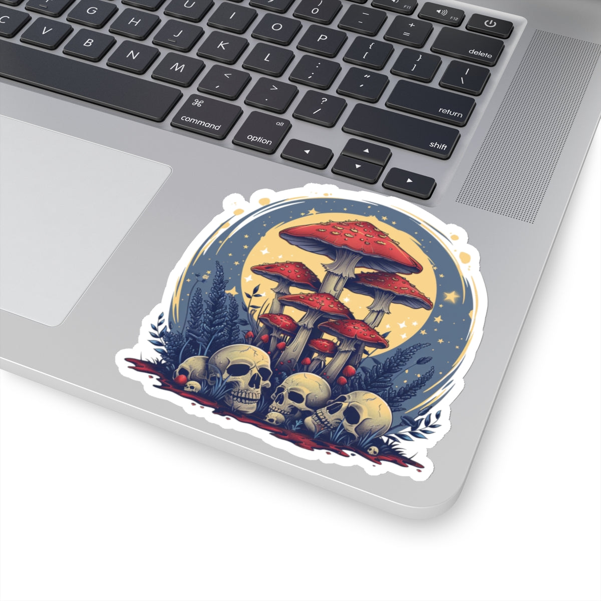 Mushrooms Skulls v.5 - Kiss-Cut Stickers