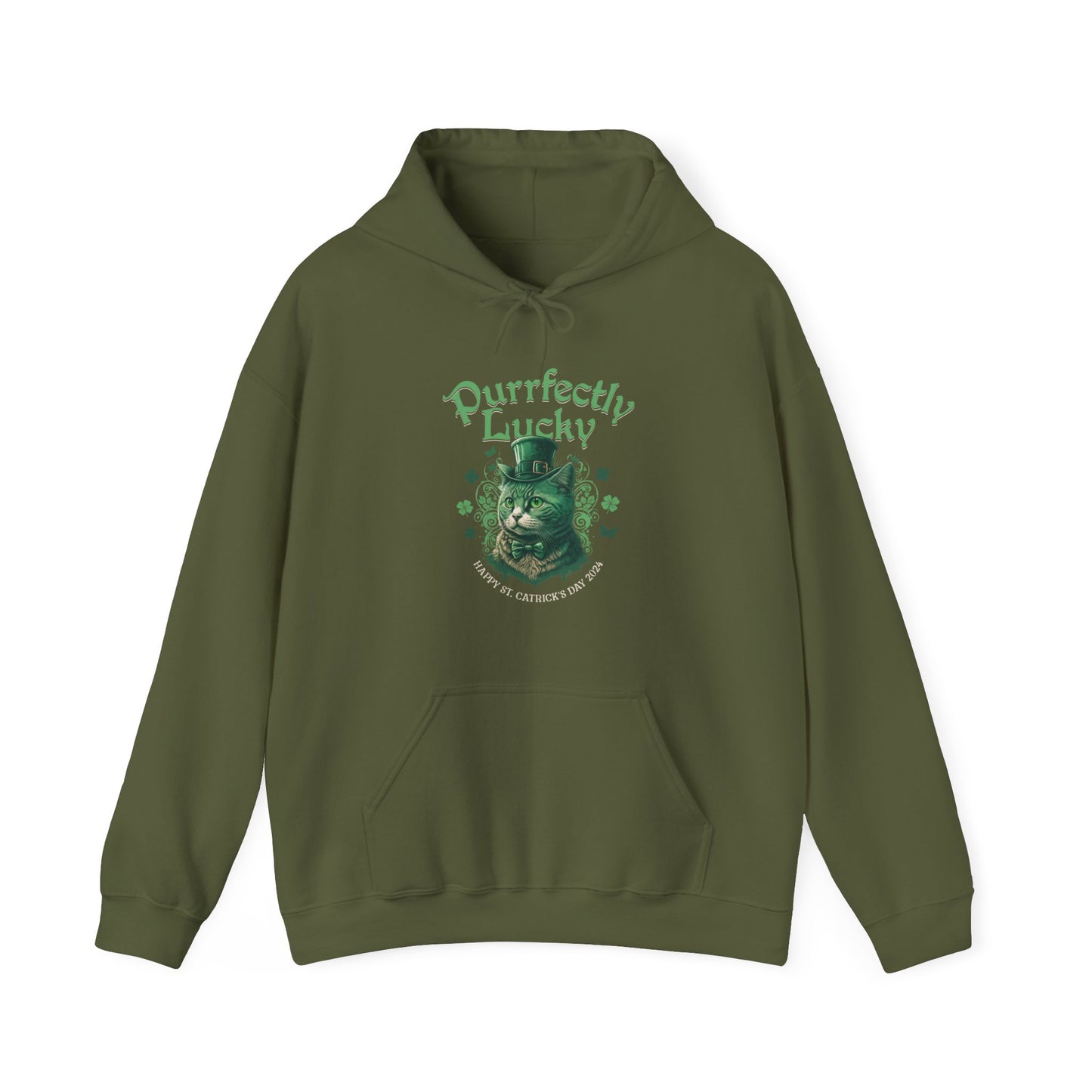 St. Cattrick's Day - Unisex Heavy Blend™ Hooded Sweatshirt