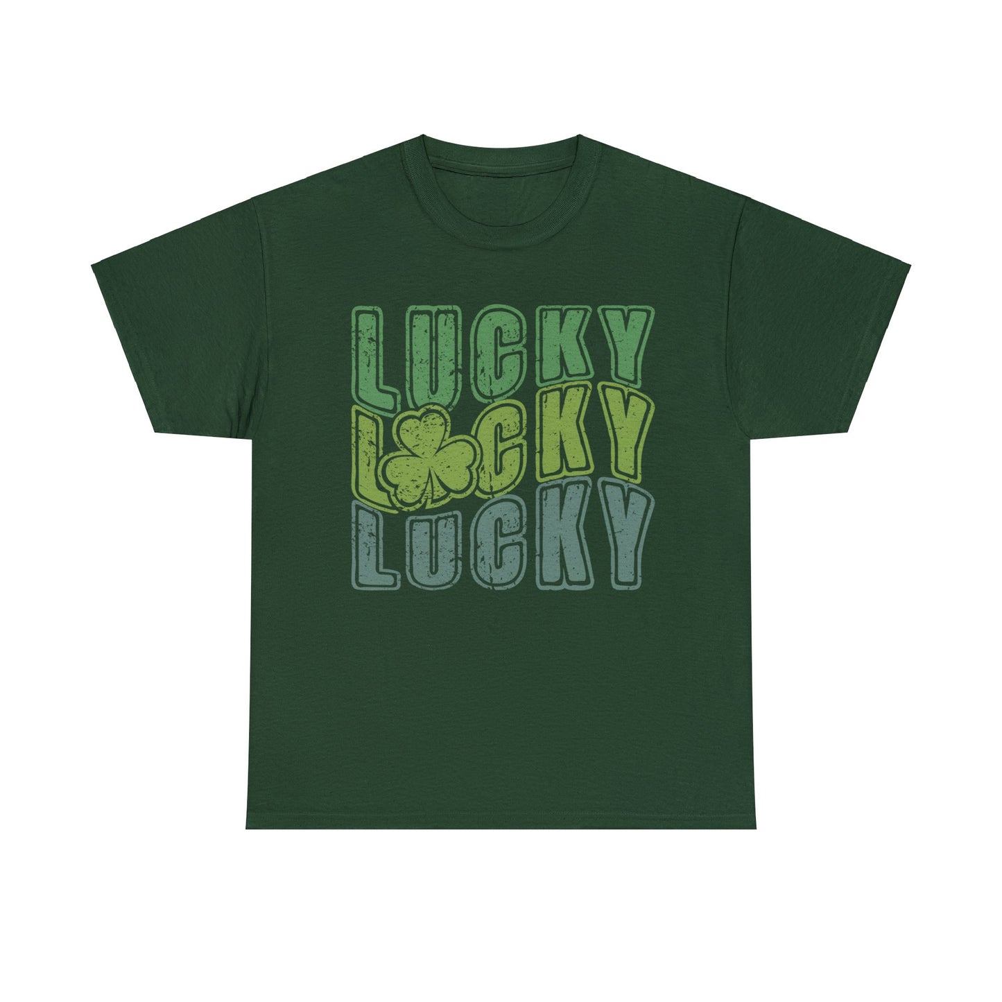 Lucky Lucky Lucky - Unisex Heavy Cotton Tee