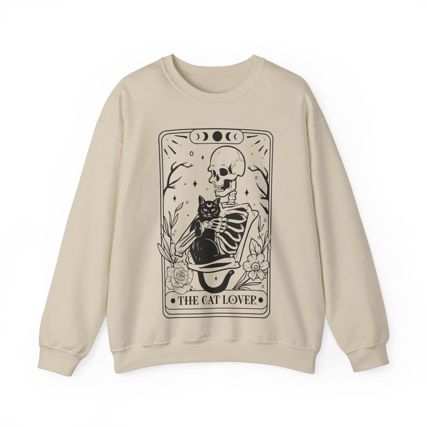 Cat Lover Skeleton - Unisex Heavy Blend™ Crewneck Sweatshirt