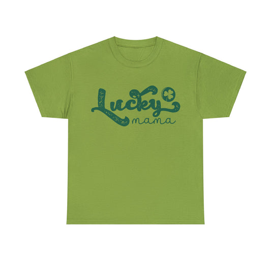 Lucky Mama- Unisex Heavy Cotton Tee