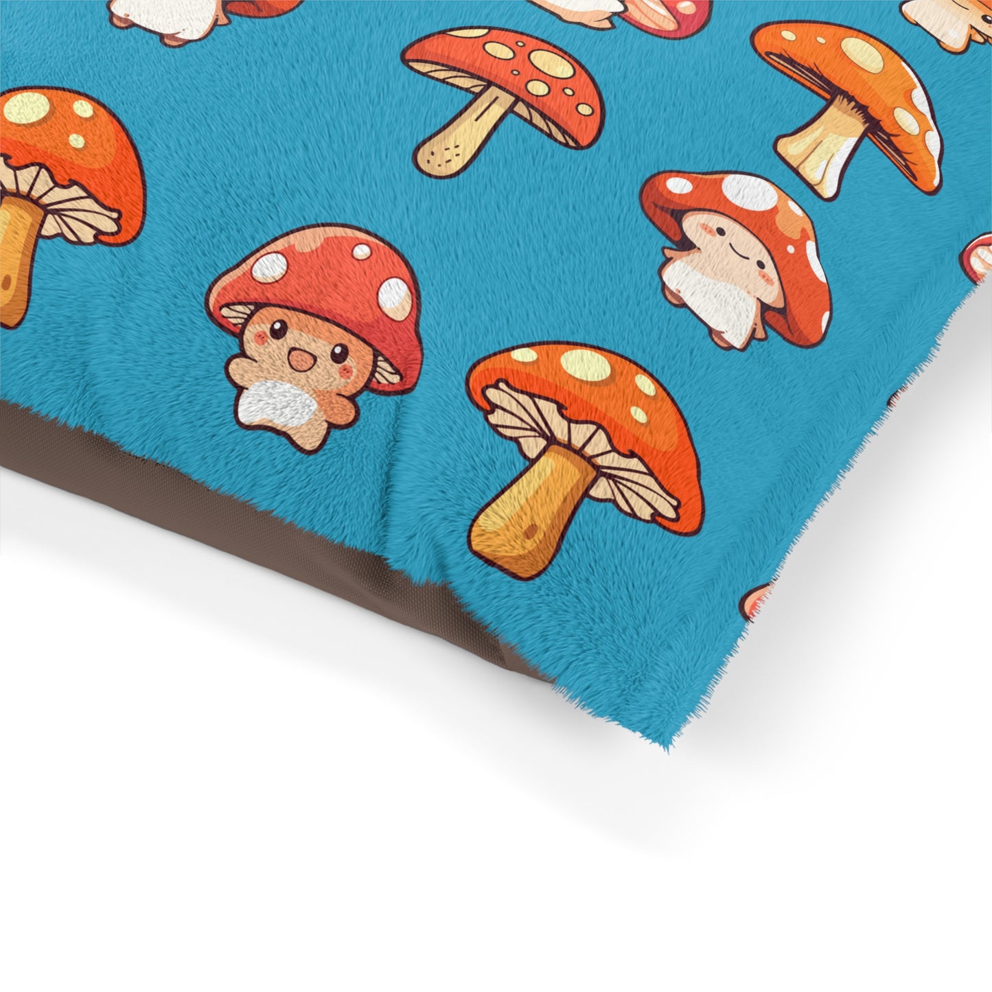 Blue Mushroom Pet Bed