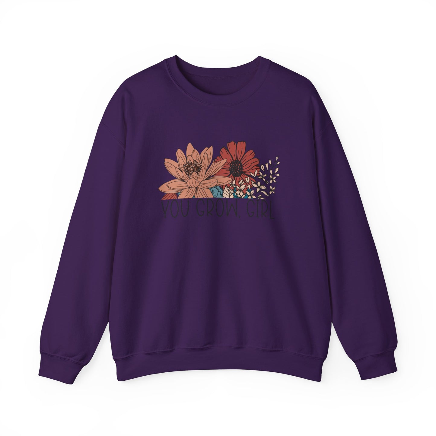 You Grow, Girl - Unisex Heavy Blend™ Crewneck Sweatshirt