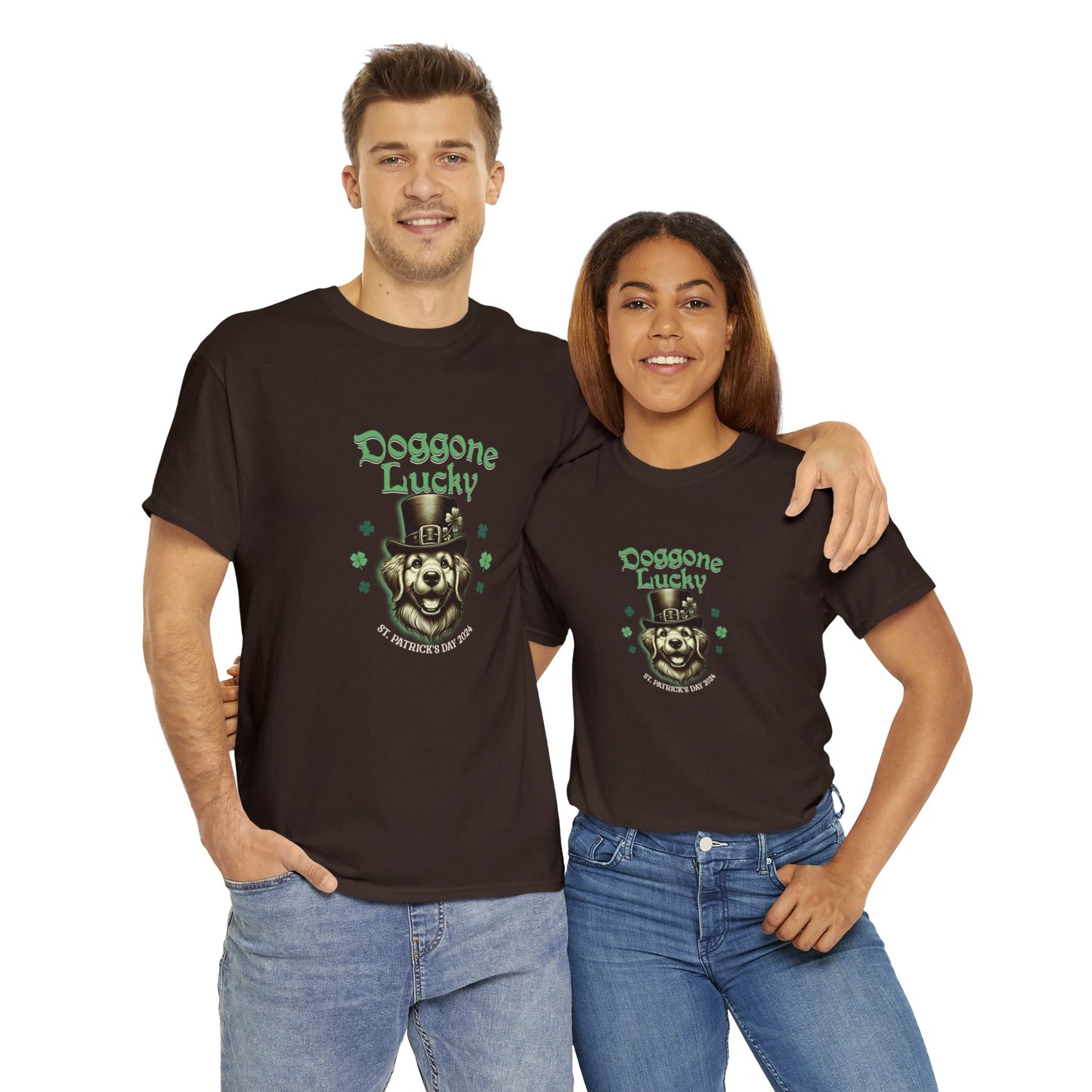 Doggone Lucky - Unisex Heavy Cotton Tee