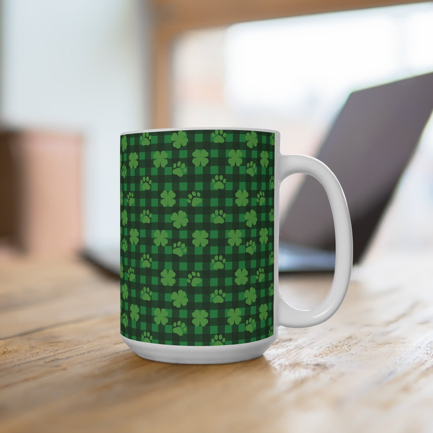 Paws and Clovers - Mug 15oz