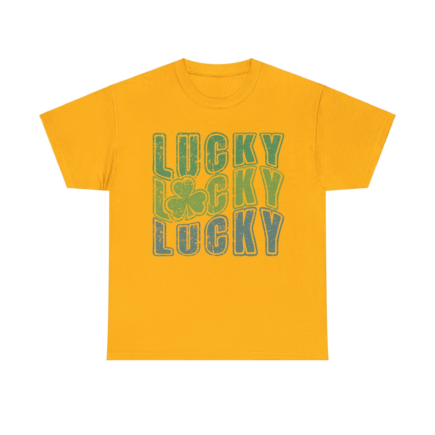 Lucky Lucky Lucky - Unisex Heavy Cotton Tee