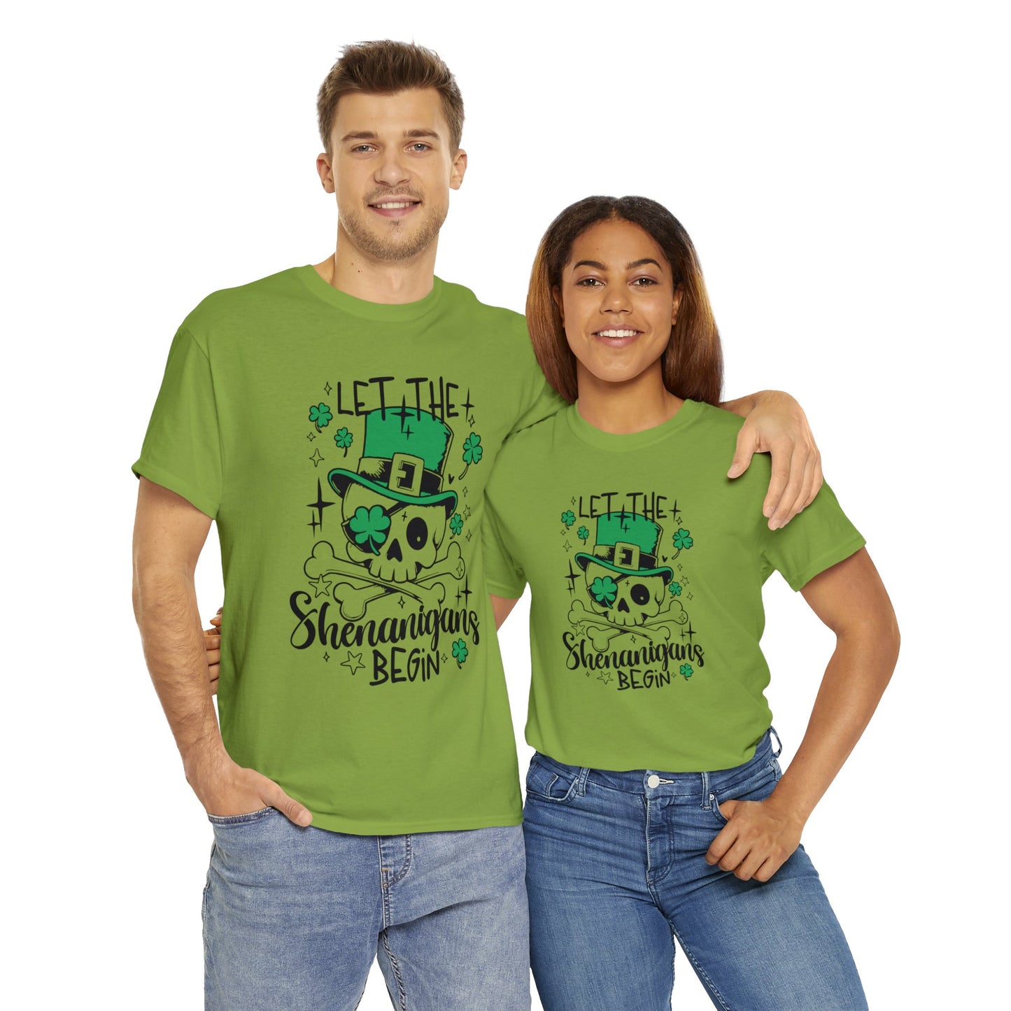 Let The Shenanigans Begin- Unisex Heavy Cotton Tee