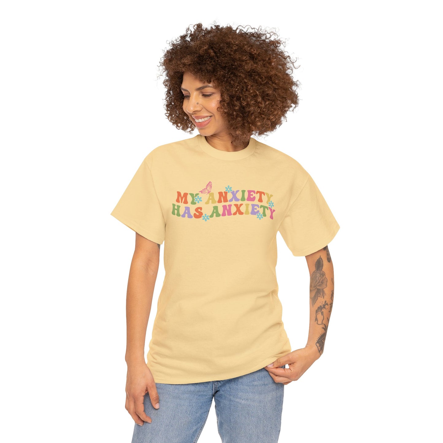 My Anxiety Has Anxiety - Unisex Heavy Cotton Tee