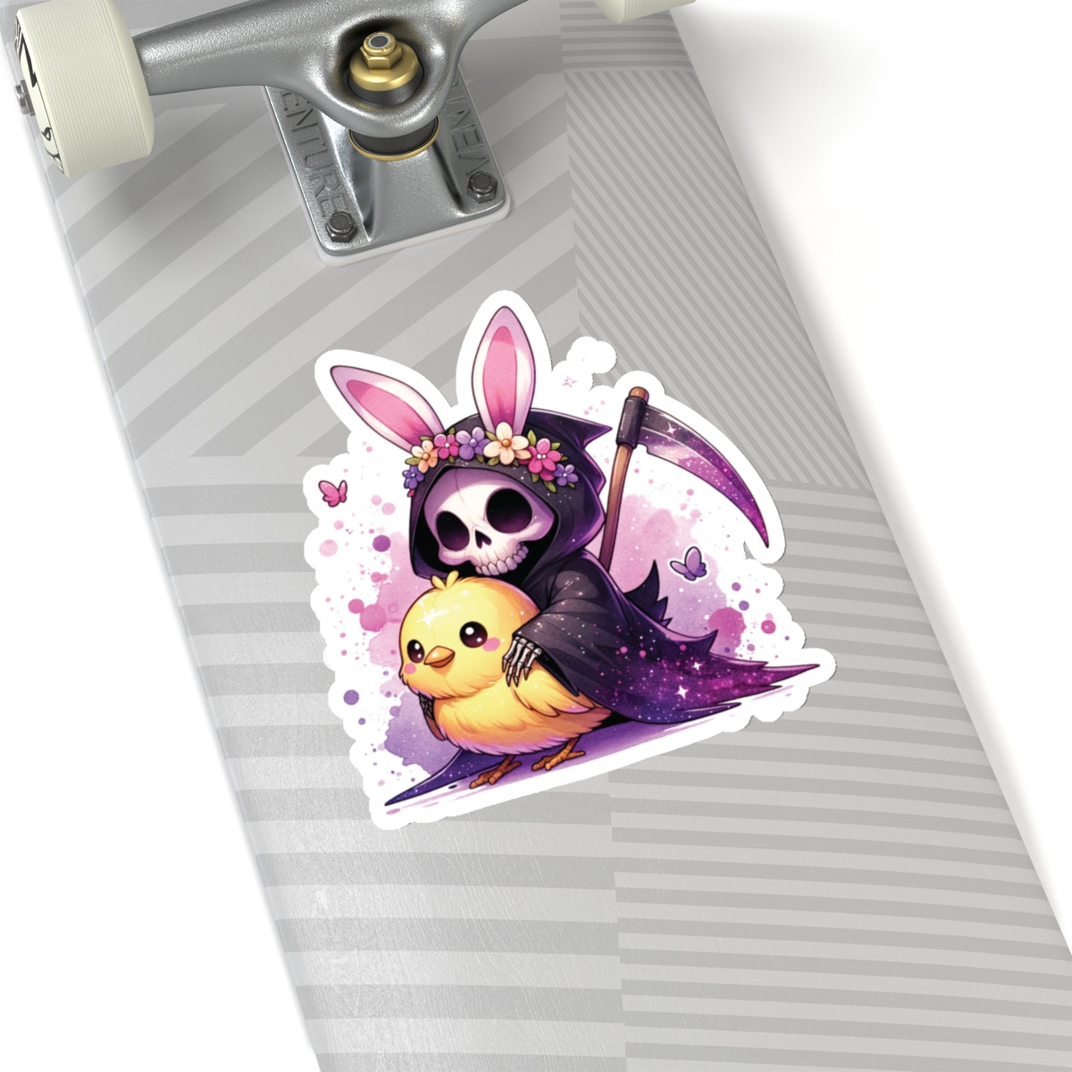 Bunny Grim Reaper - Kiss-Cut Stickers