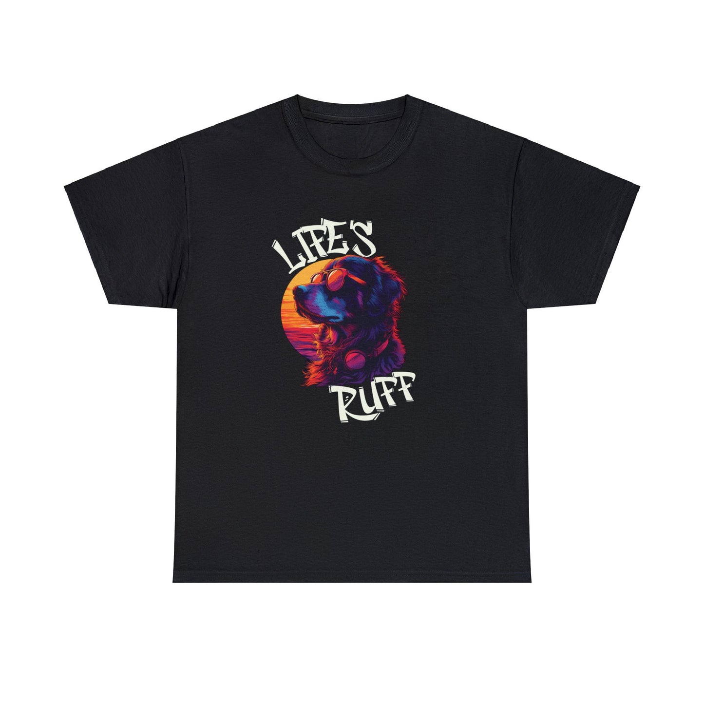 Cool Doggo Life's Ruff - Unisex Heavy Cotton Tee