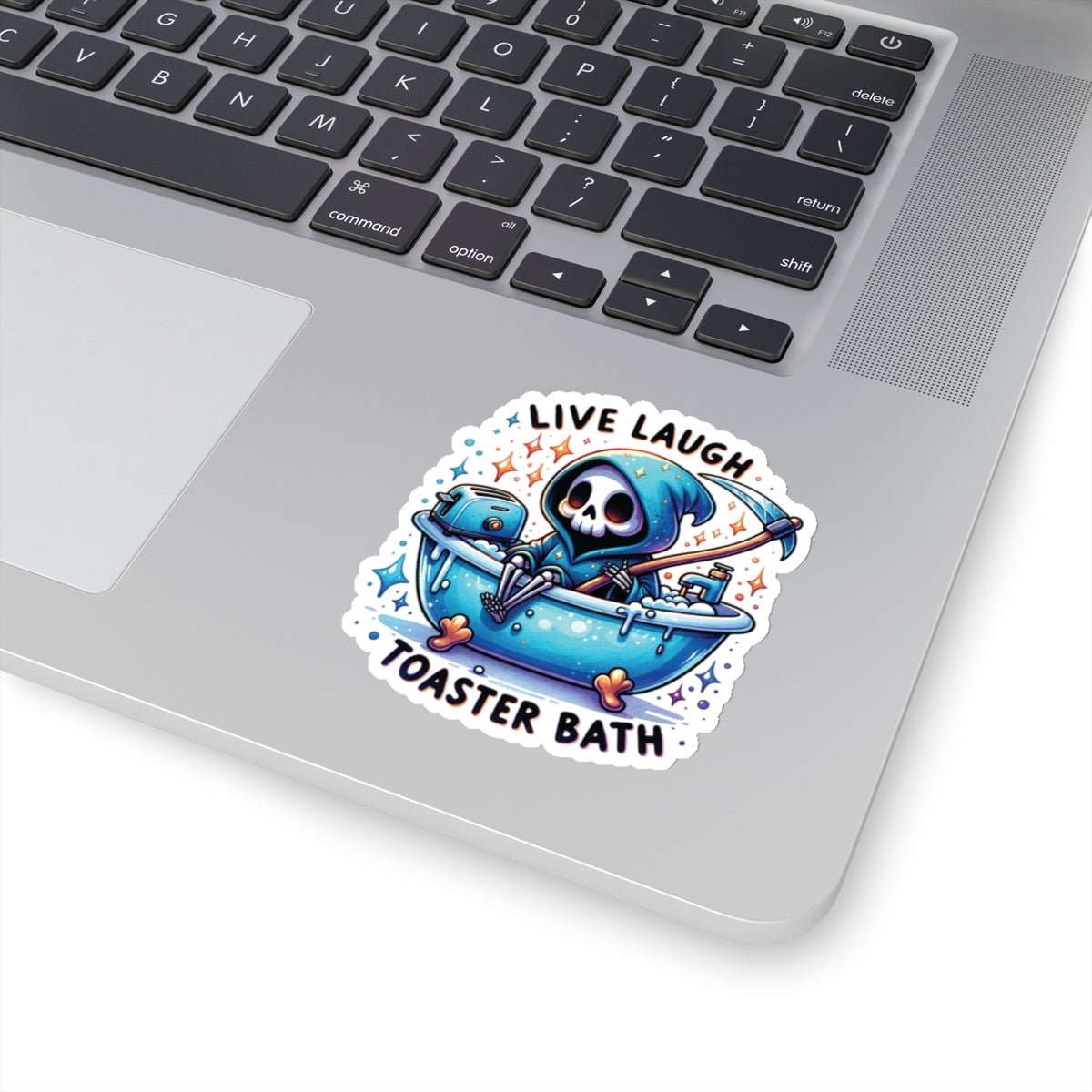 Live Laugh Toaster Bath - Kiss-Cut Stickers