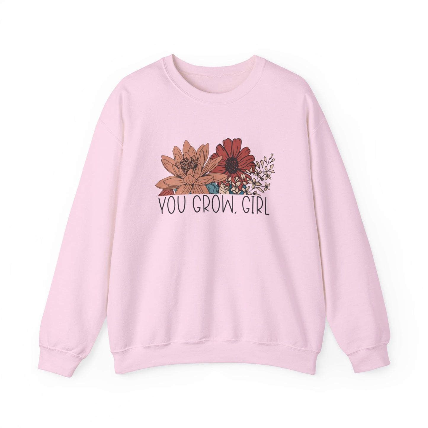 You Grow, Girl - Unisex Heavy Blend™ Crewneck Sweatshirt