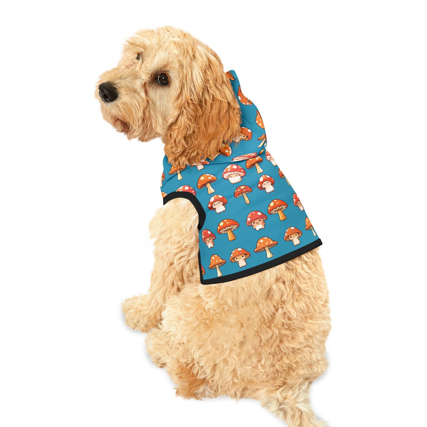 Blue Mushroom Pet Hoodie