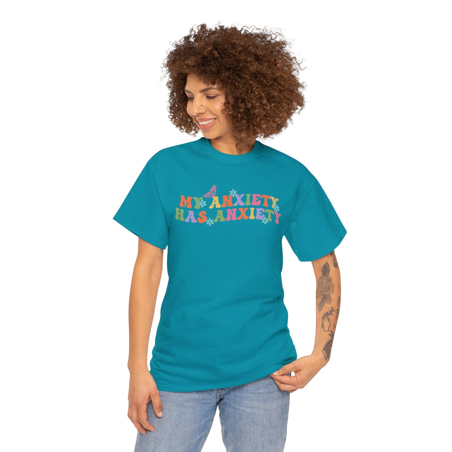 My Anxiety Has Anxiety - Unisex Heavy Cotton Tee