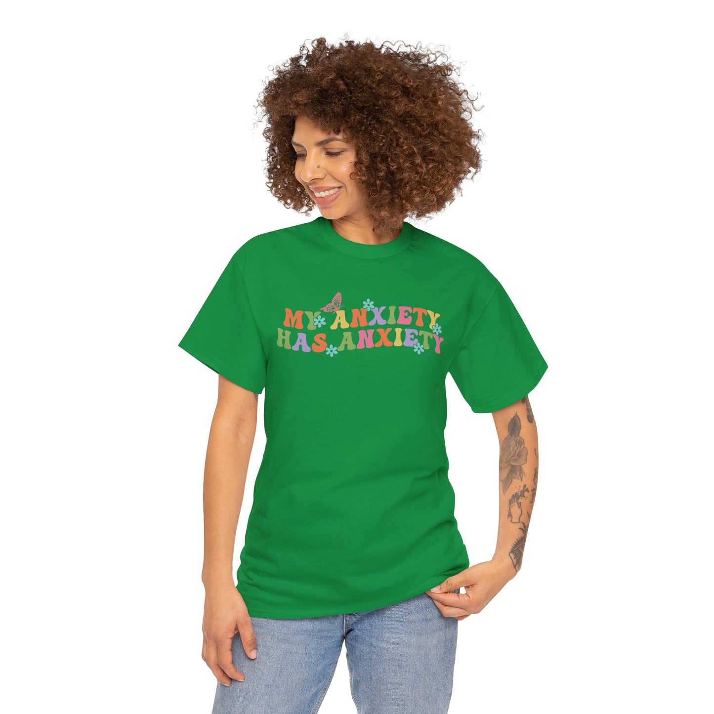 My Anxiety Has Anxiety - Unisex Heavy Cotton Tee