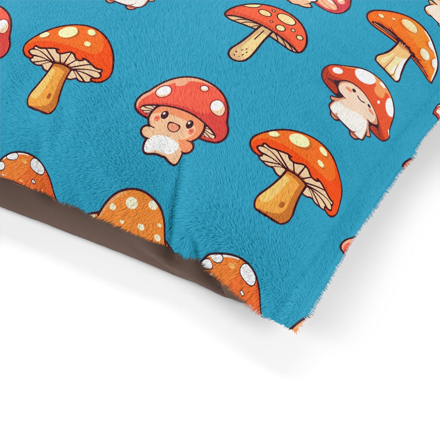 Blue Mushroom Pet Bed