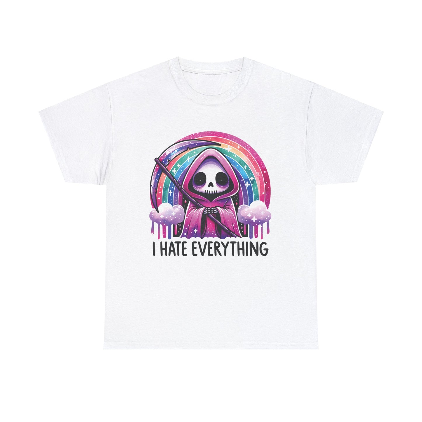 I Hate Everything Grim Reaper - Unisex Heavy Cotton Tee