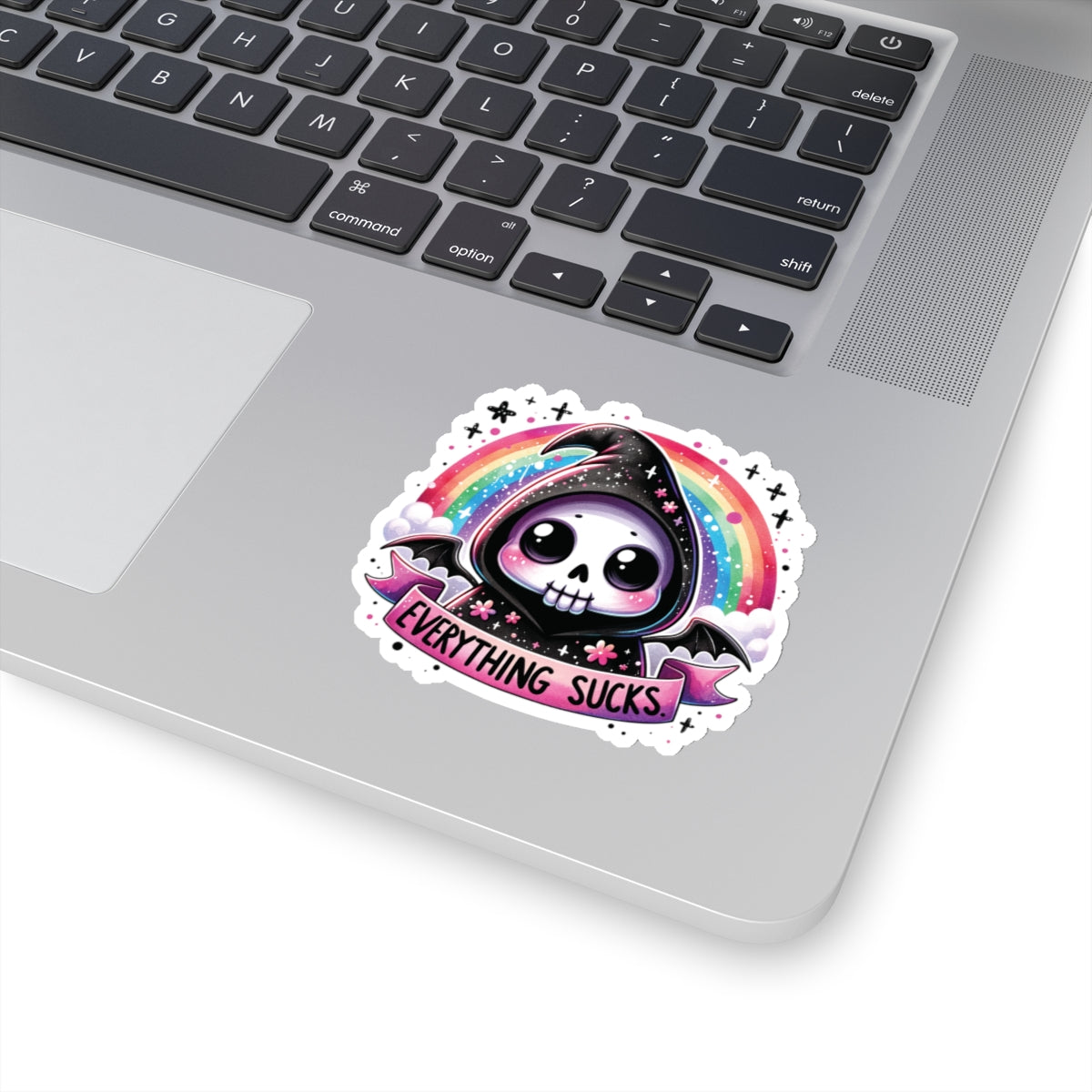 Everything Sucks Grim Reaper - Kiss-Cut Stickers