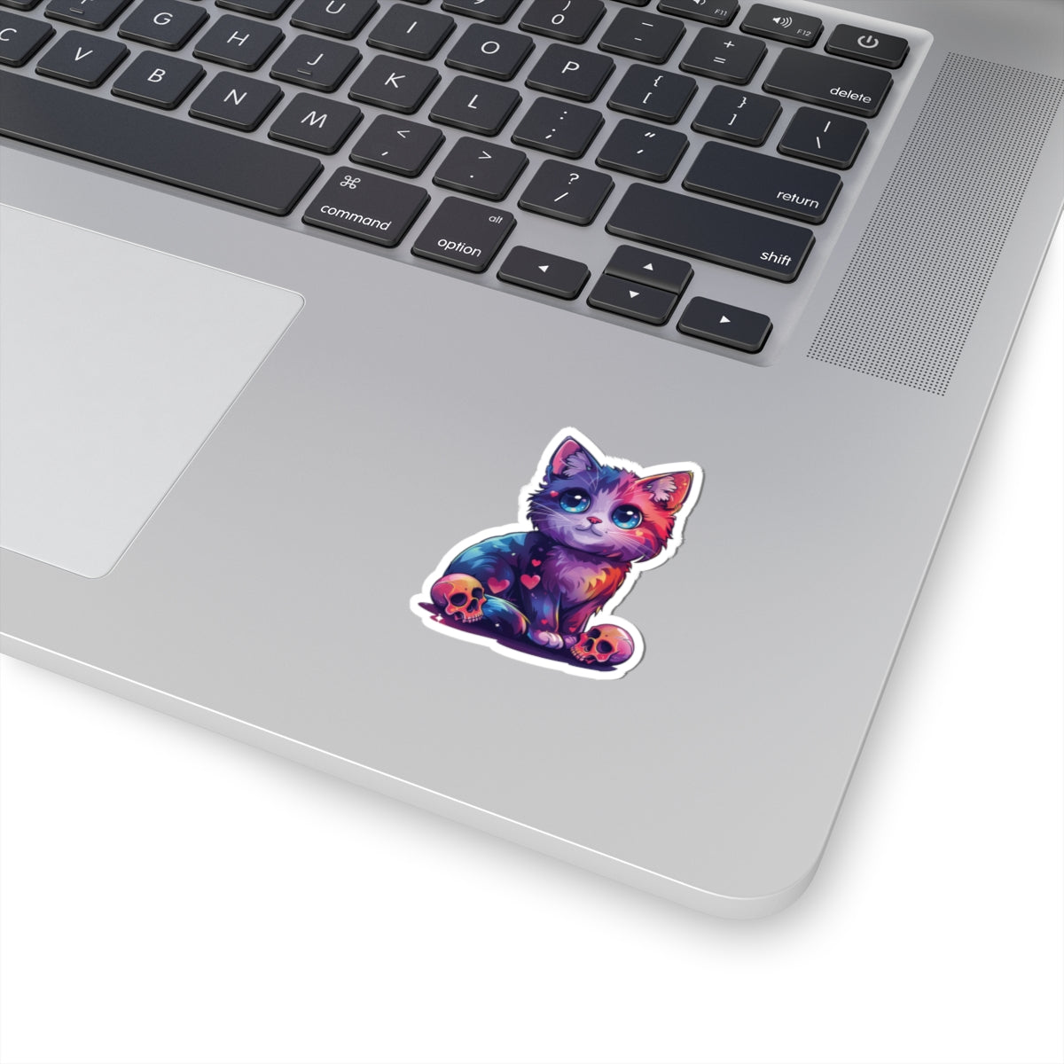 Cat and Skulls v2 - Kiss-Cut Stickers