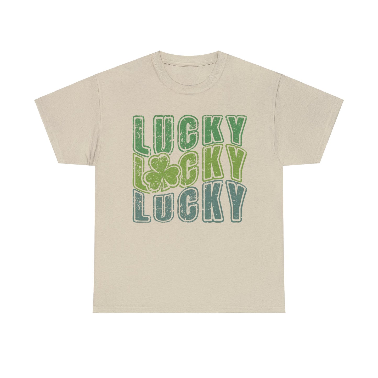 Lucky Lucky Lucky - Unisex Heavy Cotton Tee