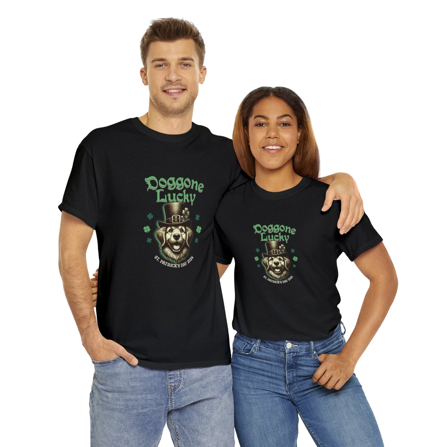 Doggone Lucky - Unisex Heavy Cotton Tee