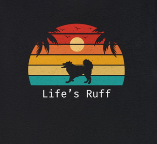 Life's Ruff Pomeranian - Unisex Heavy Cotton Tee